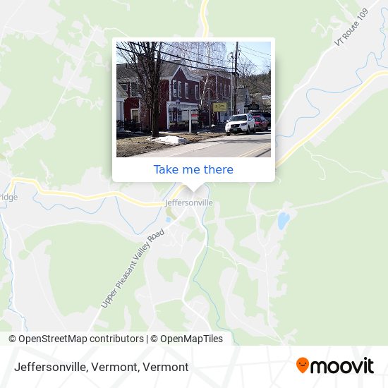 Jeffersonville, Vermont map