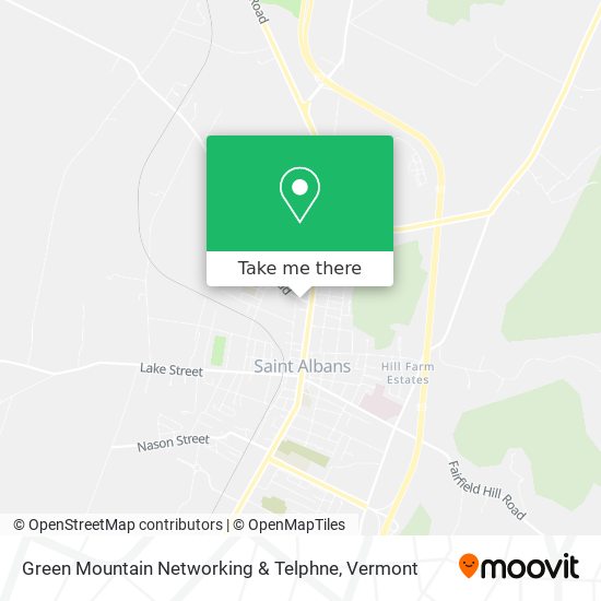 Green Mountain Networking & Telphne map