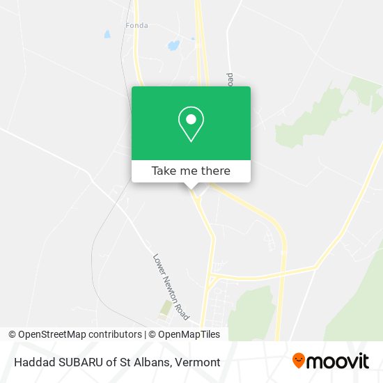 Haddad SUBARU of St Albans map