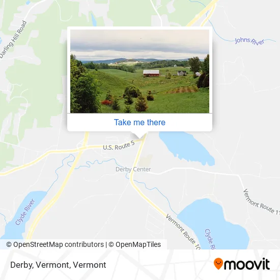 Derby, Vermont map