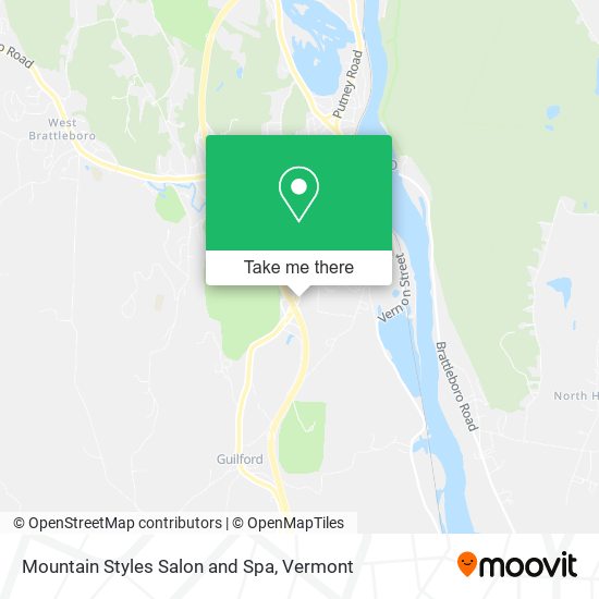 Mountain Styles Salon and Spa map