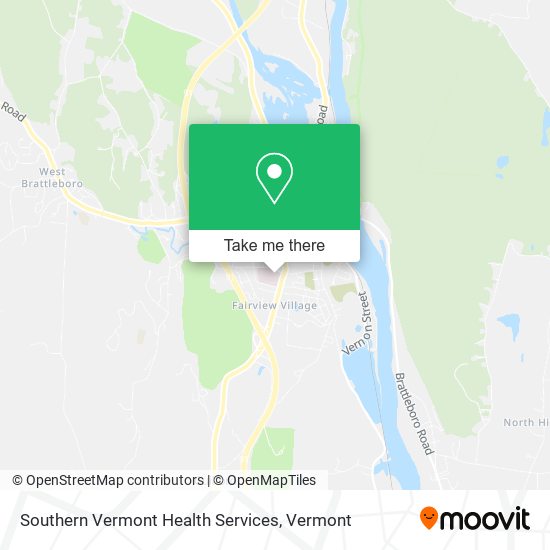 Southern Vermont Health Services map