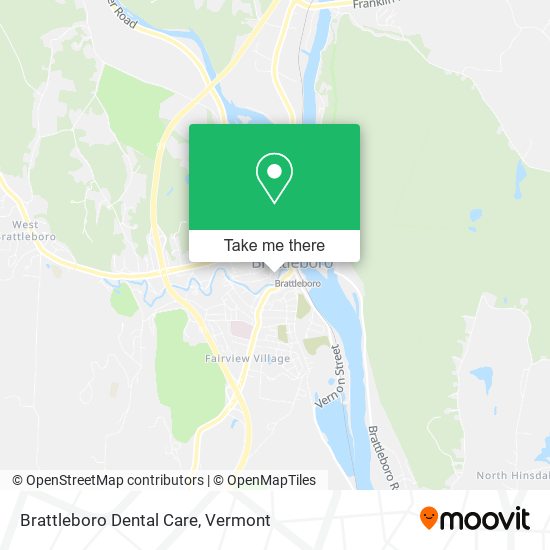 Brattleboro Dental Care map