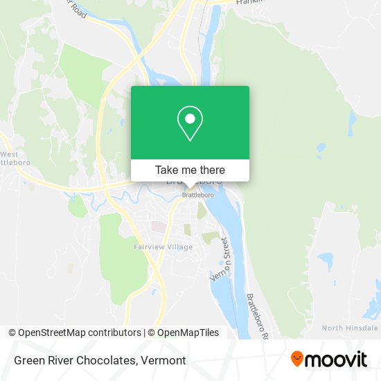 Green River Chocolates map