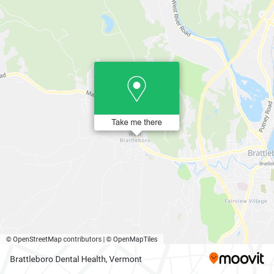 Mapa de Brattleboro Dental Health