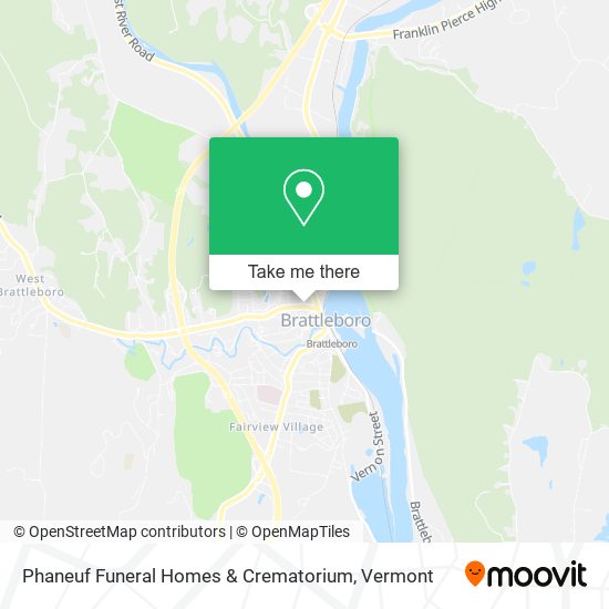 Phaneuf Funeral Homes & Crematorium map