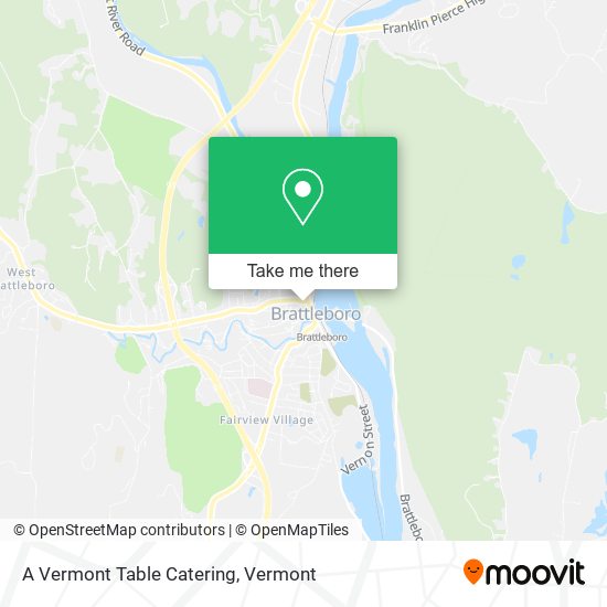 Mapa de A Vermont Table Catering