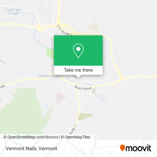 Vermont Nails map