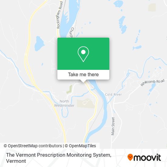 The Vermont Prescription Monitoring System map