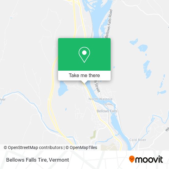 Mapa de Bellows Falls Tire