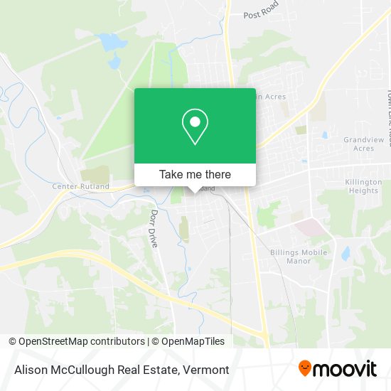 Alison McCullough Real Estate map