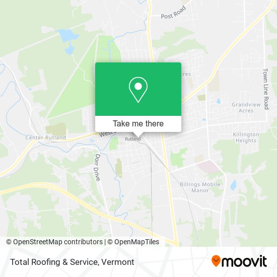 Total Roofing & Service map