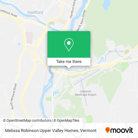 Melissa Robinson Upper Valley Homes map