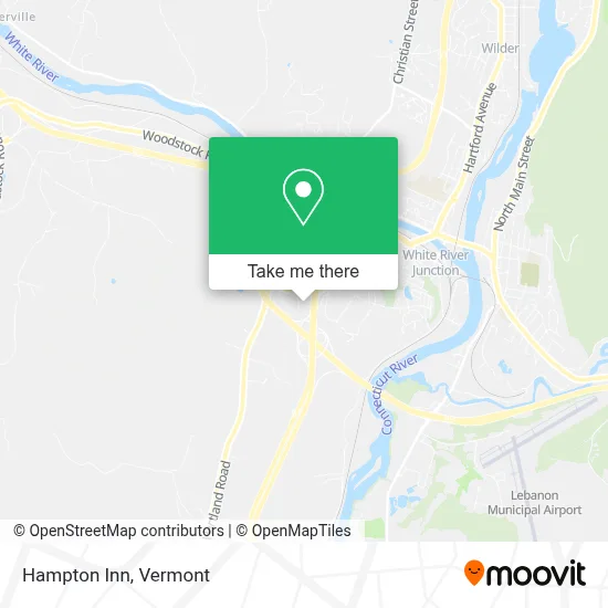 Hampton Inn map