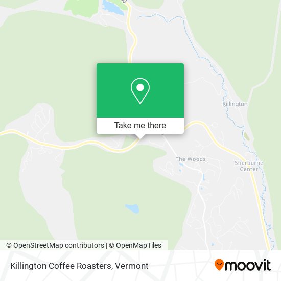 Killington Coffee Roasters map