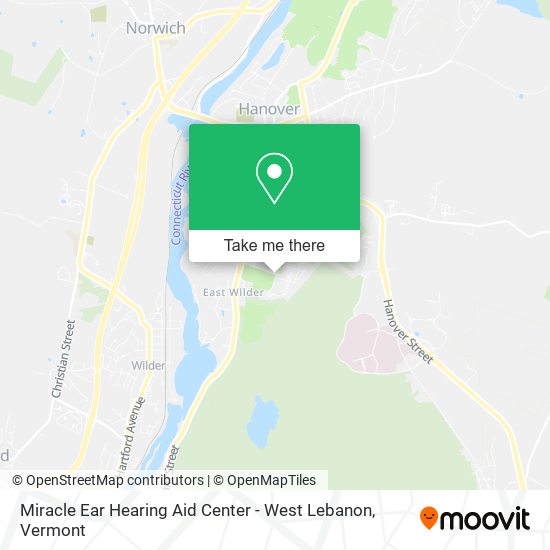 Miracle Ear Hearing Aid Center - West Lebanon map