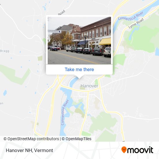 Mapa de Hanover NH