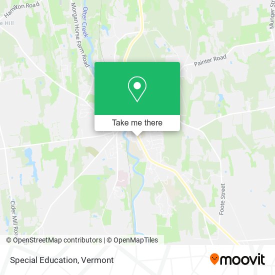 Special Education map