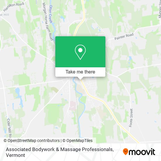 Associated Bodywork & Massage Professionals map