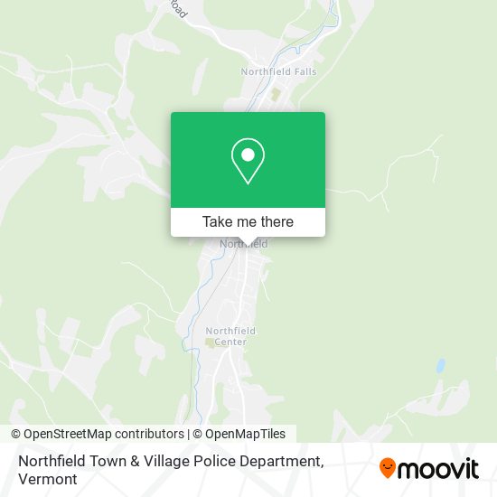 Mapa de Northfield Town & Village Police Department