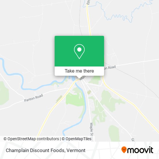 Champlain Discount Foods map