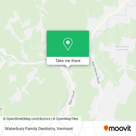 Waterbury Family Dentistry map