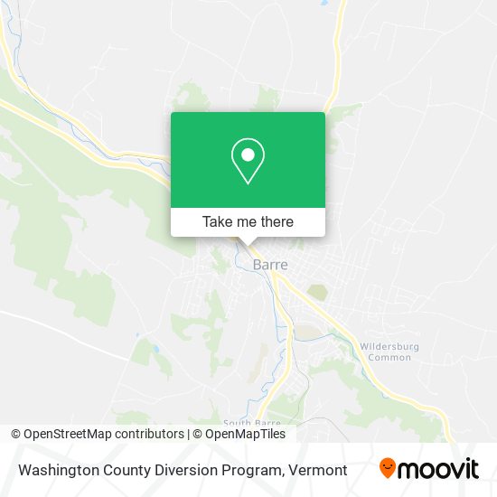 Washington County Diversion Program map