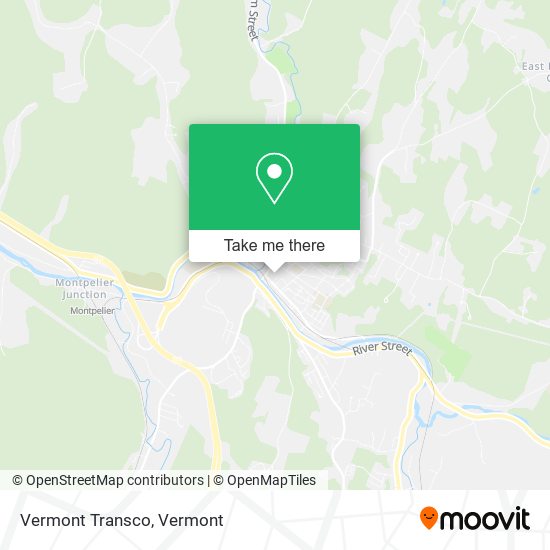 Mapa de Vermont Transco