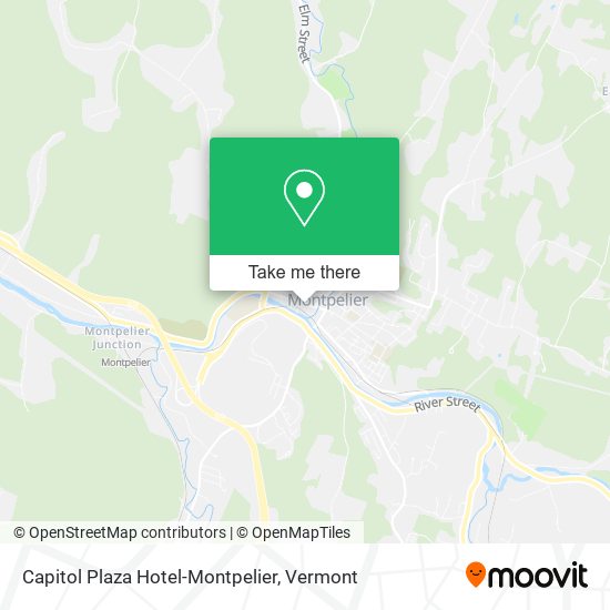 Mapa de Capitol Plaza Hotel-Montpelier