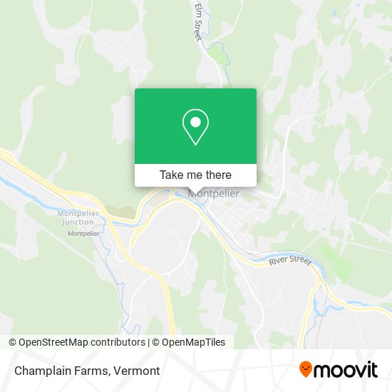 Champlain Farms map