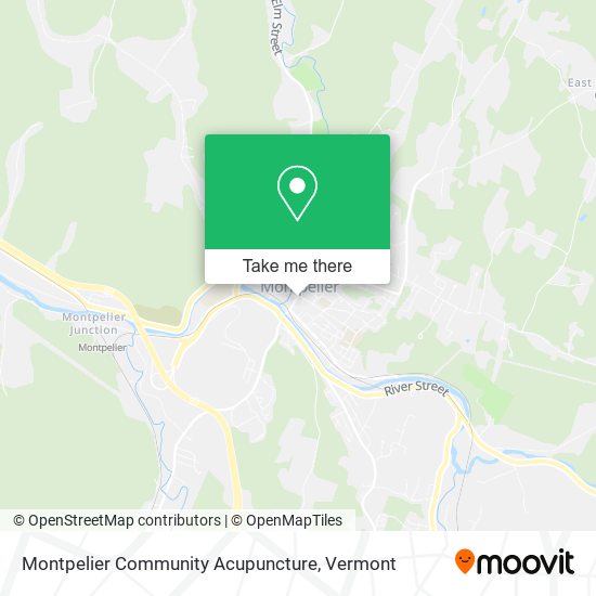 Mapa de Montpelier Community Acupuncture