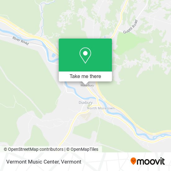 Mapa de Vermont Music Center