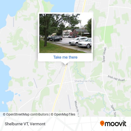 Shelburne VT map