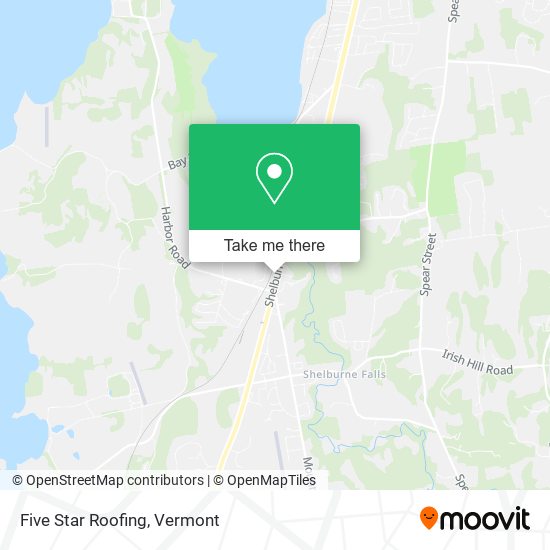 Five Star Roofing map