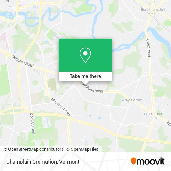 Champlain Cremation map