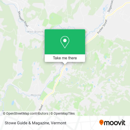 Mapa de Stowe Guide & Magazine