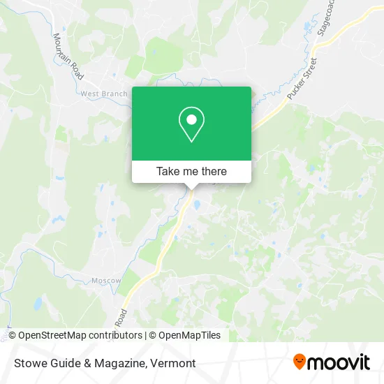 Mapa de Stowe Guide & Magazine