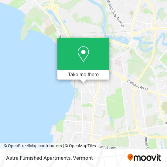 Astra Furnished Apartments map