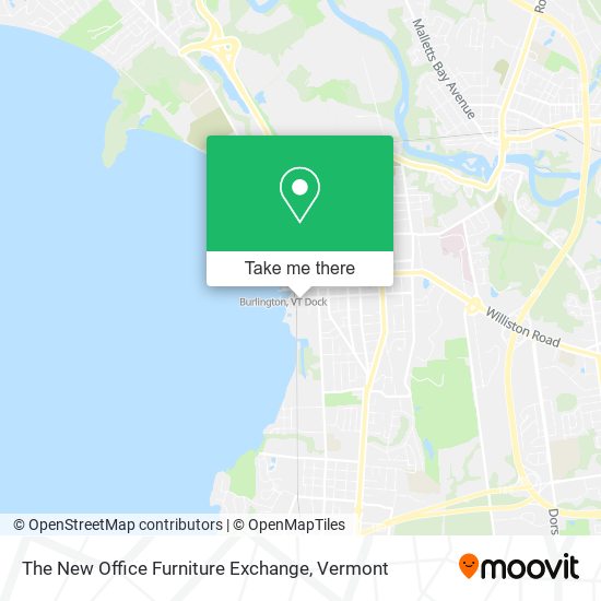 The New Office Furniture Exchange map
