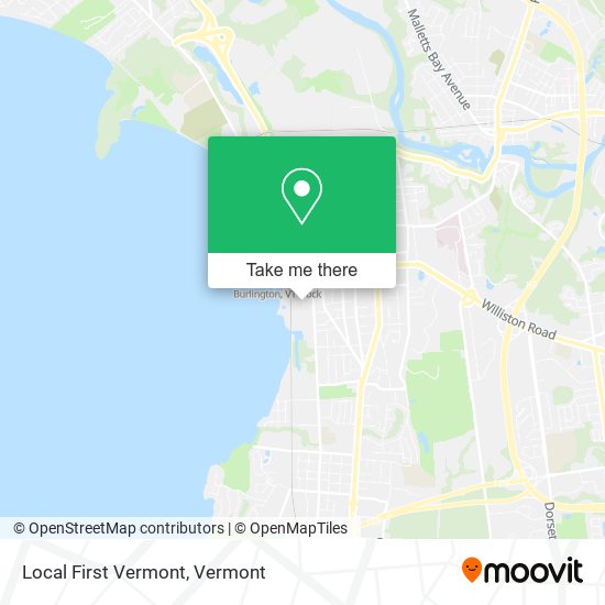 Local First Vermont map