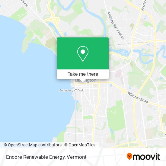 Encore Renewable Energy map