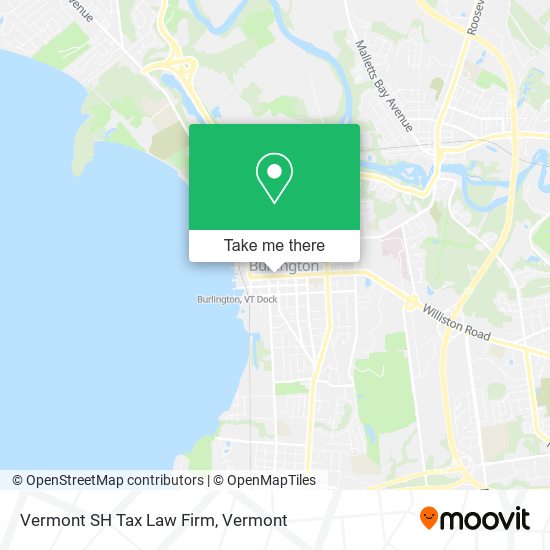 Mapa de Vermont SH Tax Law Firm