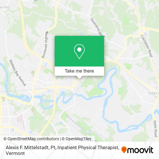 Mapa de Alexis F. Mittelstadt, Pt, Inpatient Physical Therapist