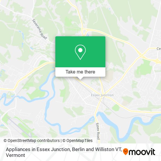 Mapa de Appliances in Essex Junction, Berlin and Williston VT