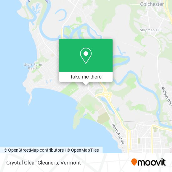 Crystal Clear Cleaners map