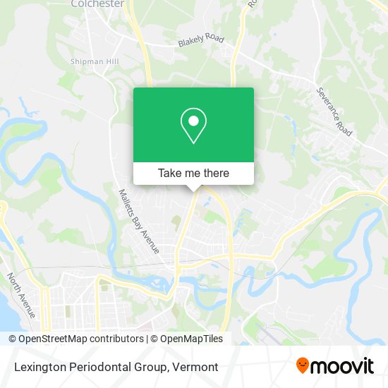 Lexington Periodontal Group map