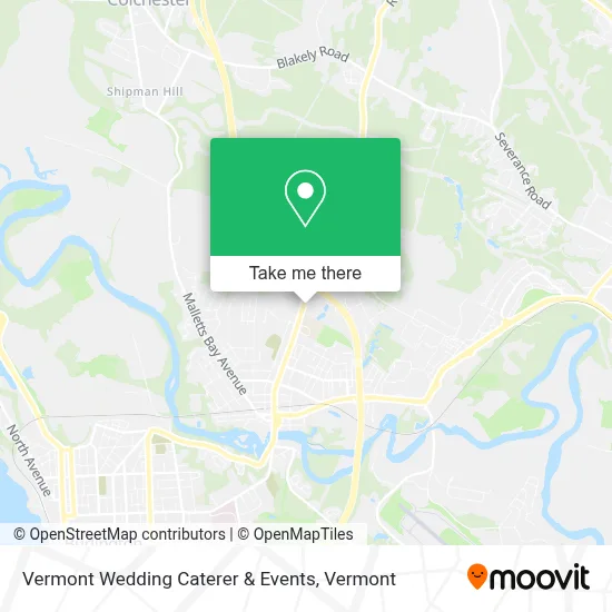 Vermont Wedding Caterer & Events map