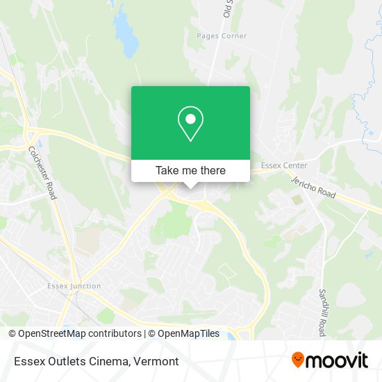 Essex Outlets Cinema map
