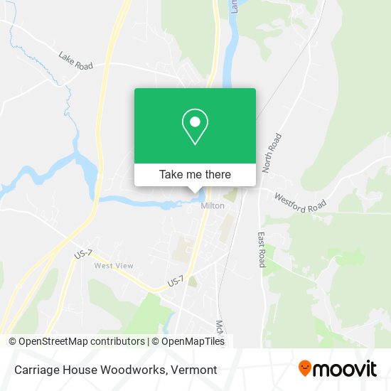 Carriage House Woodworks map