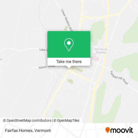 Fairfax Homes map